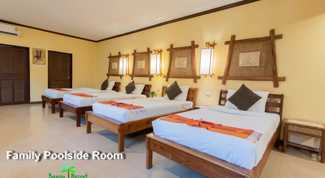 Семейный номер Standard с видом на бассейн Banpu Resort Trat