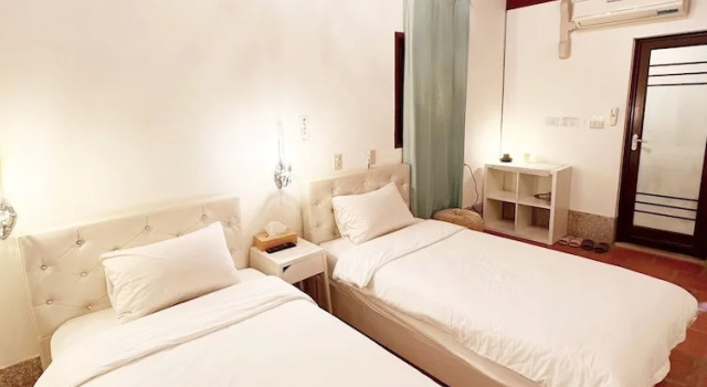 Conforto Casal quarto com vista para o pátio I-Shan B&B
