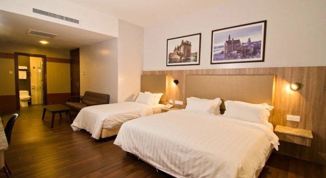 Supérieure triple chambre Vue jardin MyDream Guest House