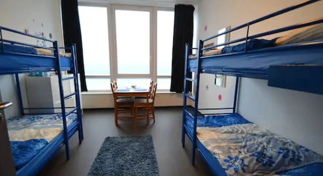 Кровать в общем номере Arena Hostel & Monteurzimmer