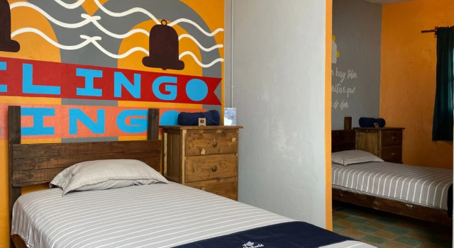 Standard Doppel Zimmer mit Balkon und mit Blick auf den Innenhof Chuchumbé Hotel & Hostal