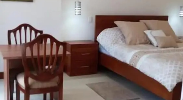 Кровать в общем номере Bamboo Village Place