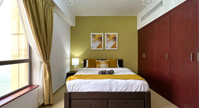 Marco Polo - Full Sea & Dubai Eye View | 2 BR | Near JBR Beach, Забронировать Апартаменты/квартира Апартаменты Эмирата Дубая, рядом с Dubai Marina Yacht Club, Апартаменты/квартира