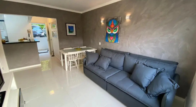 Apartamento Ubatuba Vista para o mar e pé na areia - Praia das Toninhas