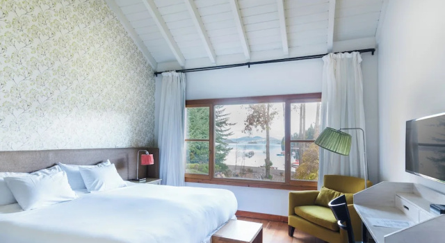 Двухместный номер Deluxe с видом на озеро La Escondida Casa De Huespedes & Spa