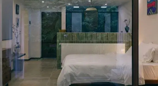 Семейный люкс Grand с видом на реку Wow. Wenxi Wawu Private Hot Spring Homestay