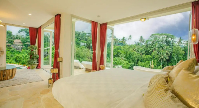 Двухместный люкс с видом на бассейн Villa Cella Bella ( Bali instaworthy villa )