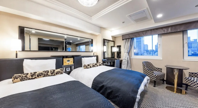 Двухместный номер Deluxe APA Hotel Kayabacho Hachobori Ekimae