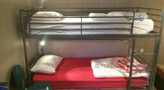 Кровать в общем номере Most Hostel