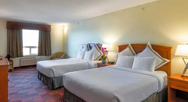 Четырёхместный номер Premium Service Plus Inns and Suites Calgary