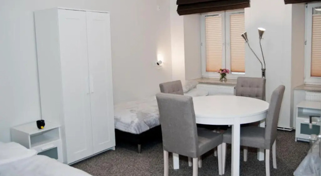 Кровать в общем номере Rodmos Hostel