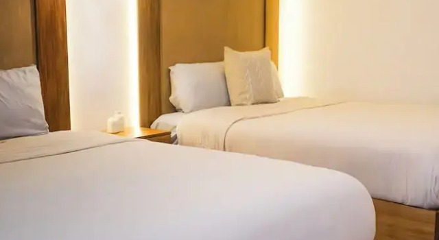 2 soveværelser i Deluxe lejlighed med udsigt over poolen Otonomus Tulum