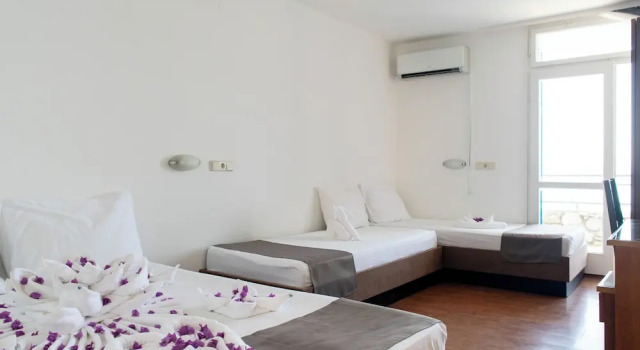 Семейный номер Standard с балконом и с видом на море Beach Hotel