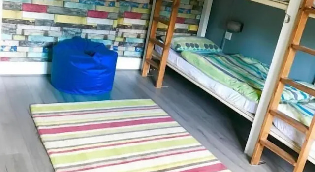 Кровать в общем номере The Vagabond Bunkhouse
