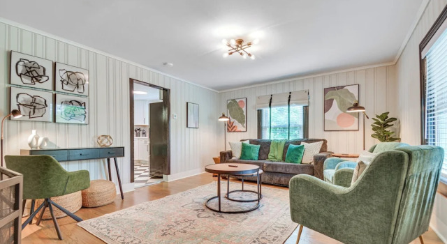 Коттедж Chic Durham Home w/ Game Room: Walk to Downtown!