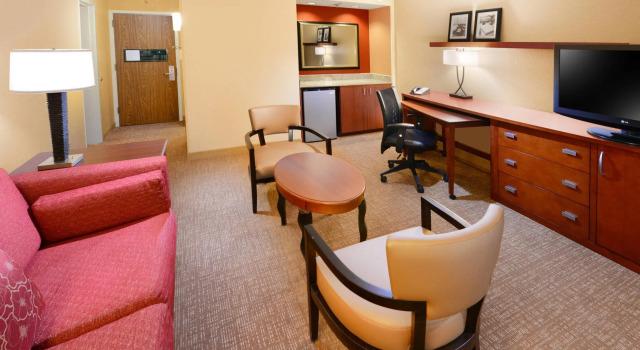 Четырёхместный люкс c 1 комнатой Courtyard by Marriott Dallas Arlington Entertainment District