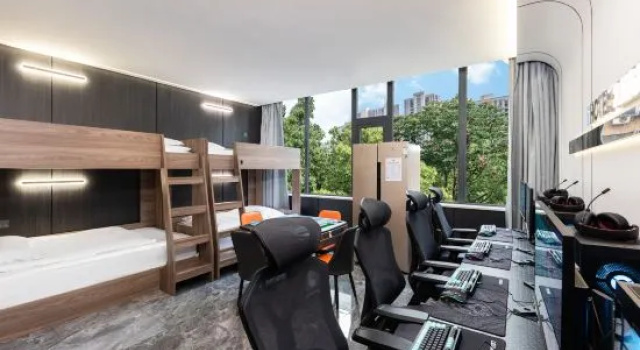 Кровать в общем номере i Electronic Sports Hotel (Zhengzhou Jiankang Road)