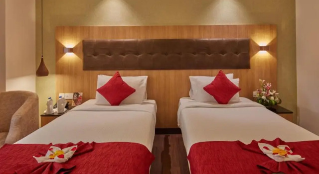 Двухместный номер Deluxe с видом на сад Shivas Galaxy Hotel