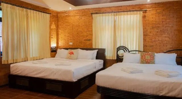 Номер Deluxe с балконом Baan Tawai Lanna Resort