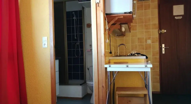 Studio in Plagne Village, With Wonderful Mountain View and Furnished B