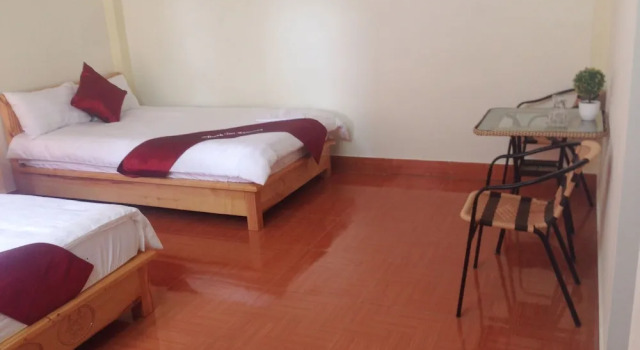 Четырёхместный номер Luxury c 1 комнатой с видом на сад Tam Coc Thanh Dat Homestay