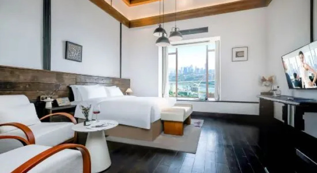 Семейный люкс с видом на реку Kongshang Eling Mansion