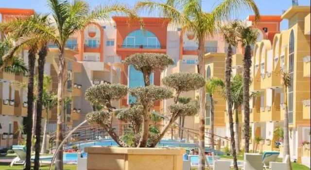 Appartement S 1 résidence les Dunes sousse avec piscine