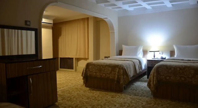 Standardowy rodzinny pokój i balkonem i z widokiem na morze Hisar Hotel