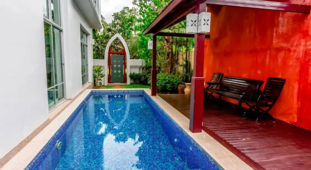 Naga Paradise Villa, Забронировать Вилла Отели Центральной Паттайя с бассейном, рядом с Торговый центр Harbor Pattaya, Бассейн