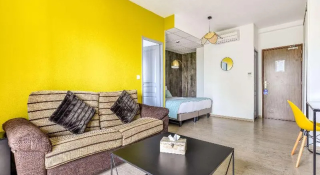 Standardowy rodzinny pokój Hôtel Le Monestié