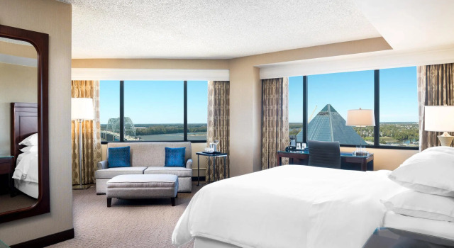 Standard Doppel Klub Zimmer Sheraton Memphis Downtown Hotel