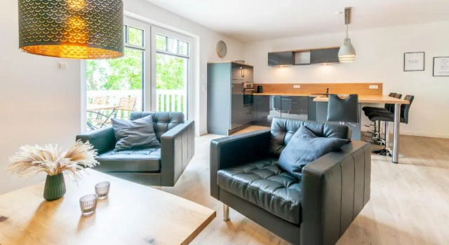 Апартаменты Strandvilla Meeresblick Wohnung 01
