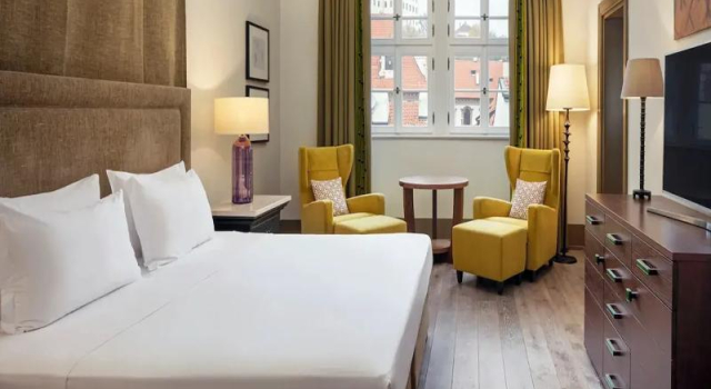 Двухместный номер Deluxe с красивым видом из окна Augustine Hotel, Prague