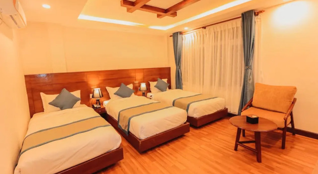Трёхместный номер Deluxe Kathmandu Aagantuk Hotel