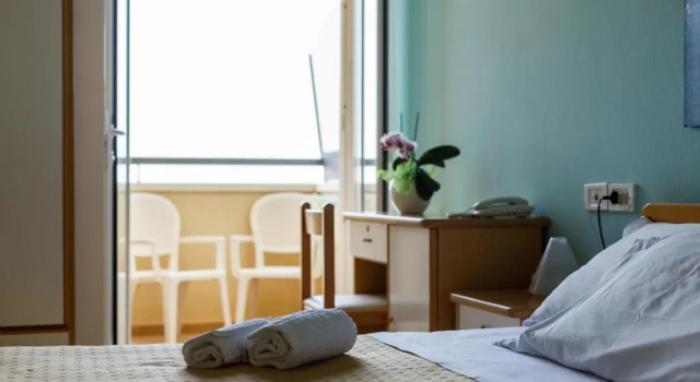 Трёхместный номер Standard с видом на море Albergo Roma Spiaggia
