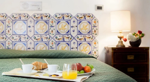 Standard Zimmer mit Balkon und mit Bergblick Grand Hotel De Rose