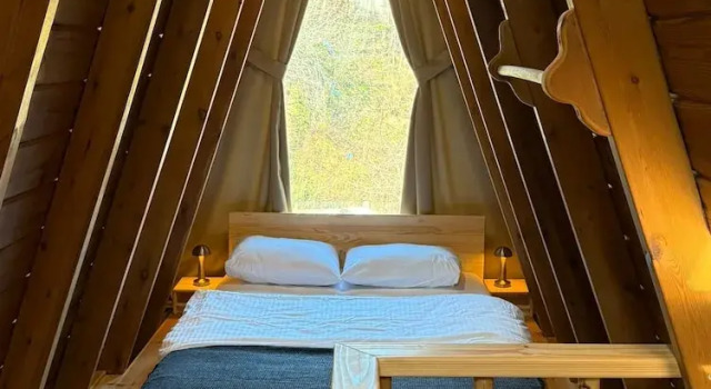 Бунгало Standard с видом на озеро Natural Life Bungalows Sapanca