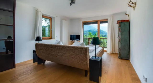 Idyllisches Ferienhaus mit 4 SZ, Sauna, Fitness & Panoramablick, Varaa Hotelli Fischbachau German Alps