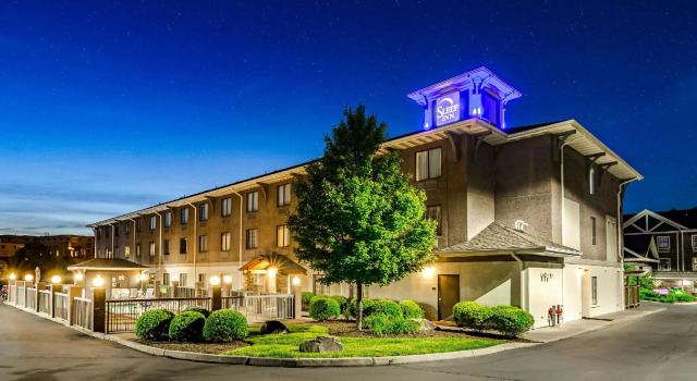 Кровать в общем номере Sleep Inn Boone University Area