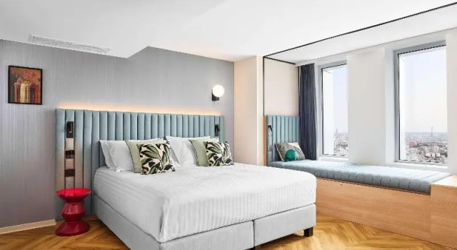 Двухместный номер семейный H4 Wyndham Paris Pleyel