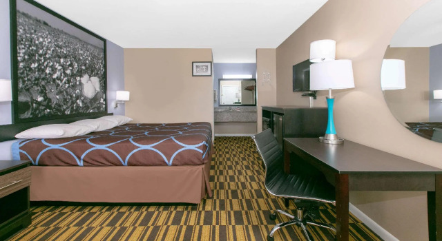Двухместный номер Standard Super 8 by Wyndham Ocean Springs Biloxi