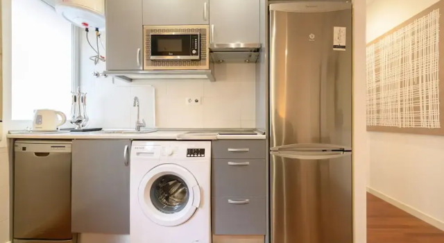 Апартаменты M Mal71b Moderno Piso de 1 Dormitorio en Madri