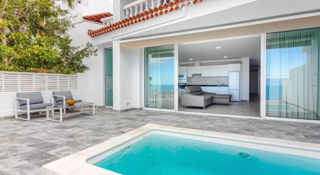 Коттедж Fabuloso Bungalow con Vista Panorámica y Piscina Privada