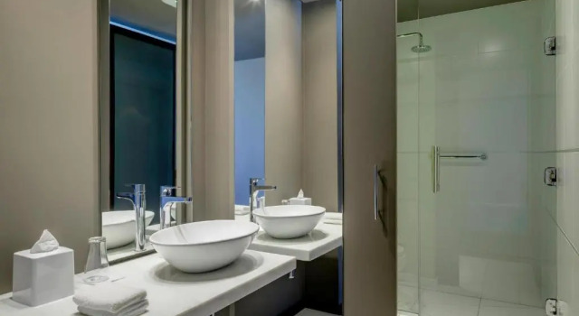 Standard quadruple chambre Vue sur la ville Aloft Asuncion