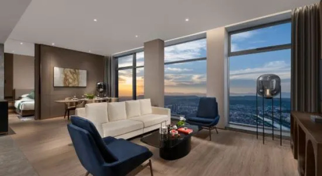 Люкс Executive с видом на реку Grand New Century Hotel Shengzhou