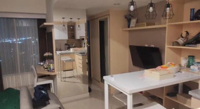 Студия Deluxe Enjoy Living Studio Room at High Floor Grand Kamala Lagoon Apartment By Travelio