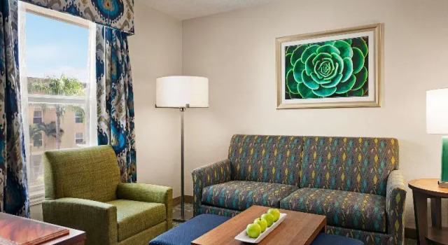 Люкс c 1 комнатой с видом на бассейн Homewood Suites by Hilton Fort Myers