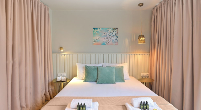 Апартаменты Deluxe c 1 комнатой с видом на город Karitsi Suites