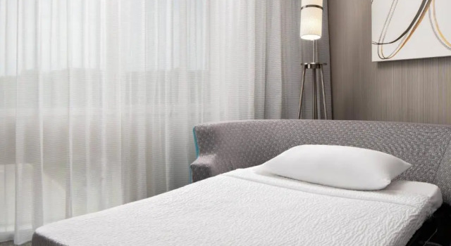 Четырёхместный люкс c 1 комнатой Courtyard by Marriott Raleigh North