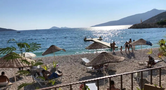 Stone House Aparts 1 plus 1 mit Poolterrasse No 3 in Kalkan, Забронировать Апартаменты/квартира Апартаменты провинции Антальи, Апартаменты/квартира